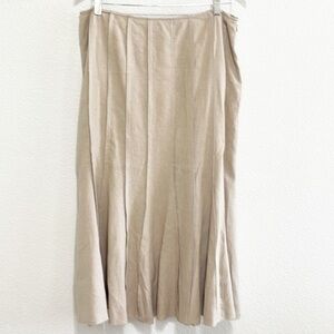 NWT Dalia Collection LINEN Skirt Size 12